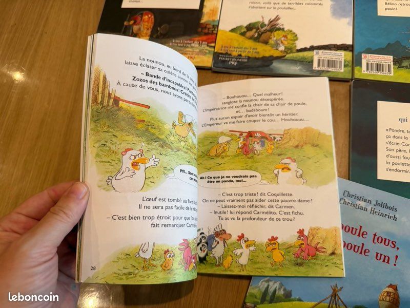 Lot de 7 livres Les P'tites Poules (image 6)