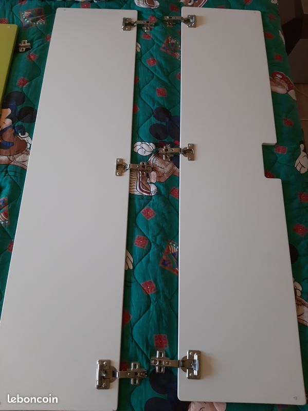 Ikéa 2 grandes portes blanches pour armoire enfant STUVA (image 1)
