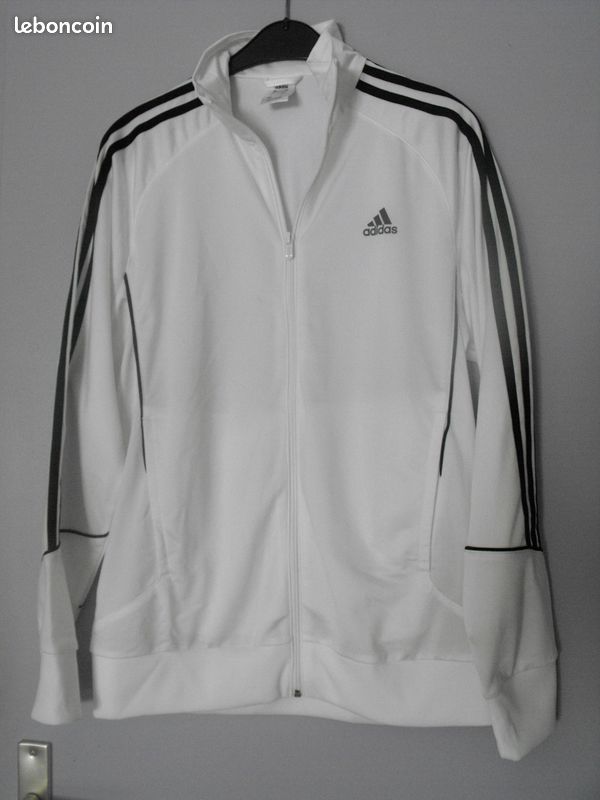 Veste blanche ADIDAS en taille 180 (image 1)