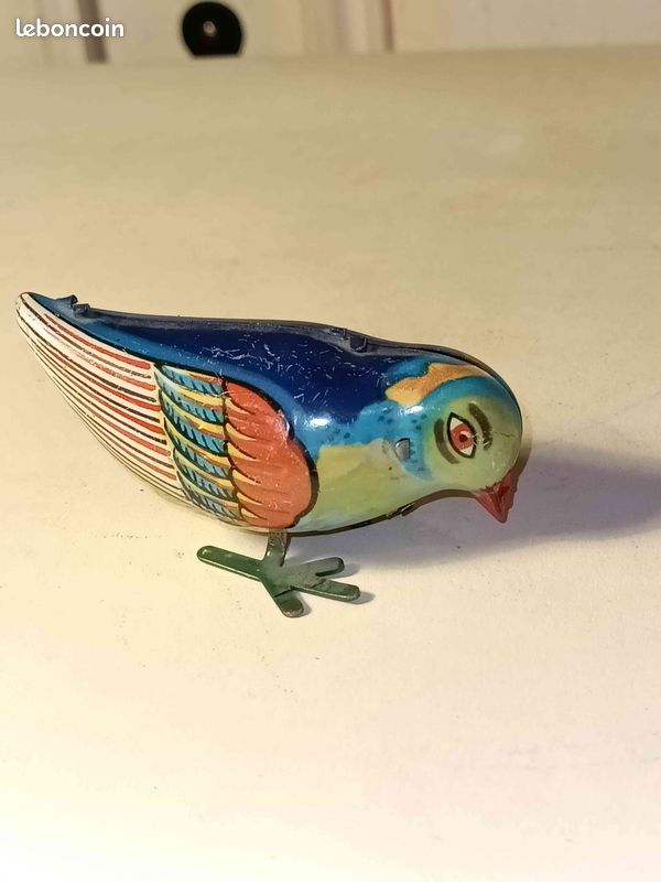 3 Oies Mécaniques En Tôle - Occasion, Jouet Vintage, Décoration Animée