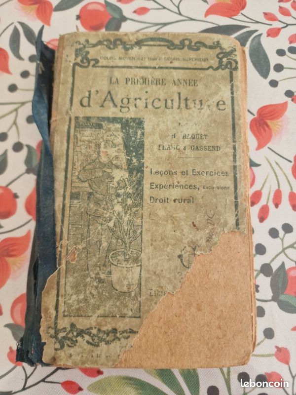 Livre ancien agriculture (image 1)