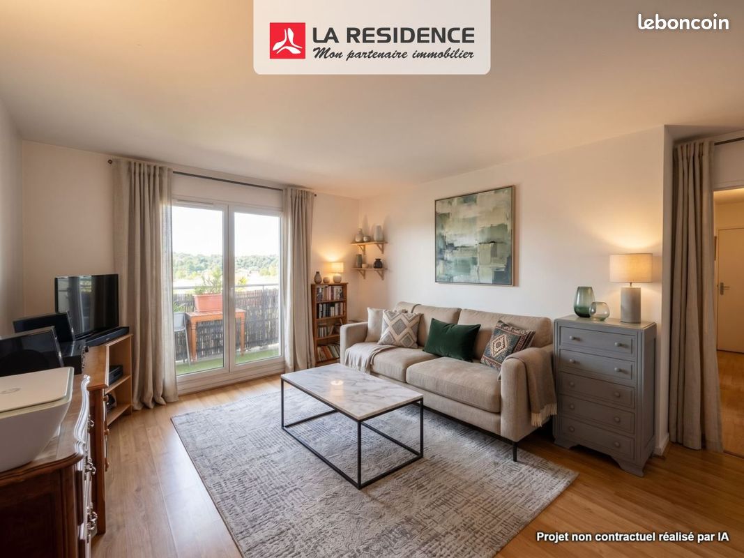 Appartement 2 pièces 44 m² · à Saint-Ouen-l'Aumône · 44 m² · 154 000 €