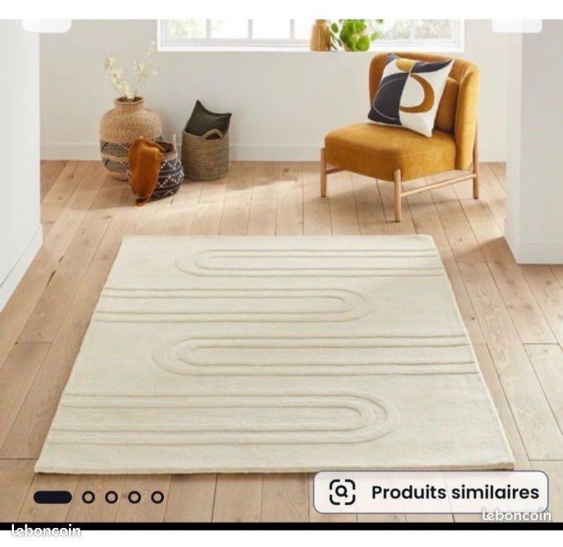 Tapis 100 % laine - Fait à la main (ME-4, 170 x 240 cm