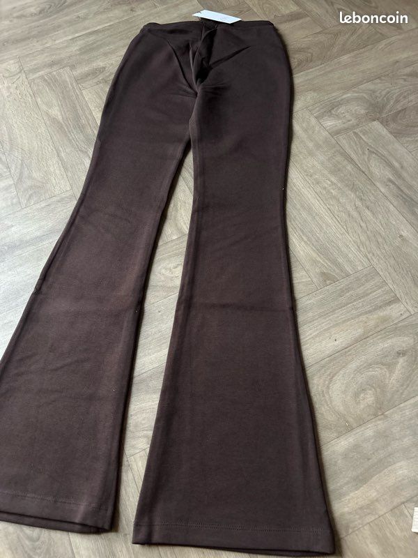 Bas jogging marron Zara (image 2)