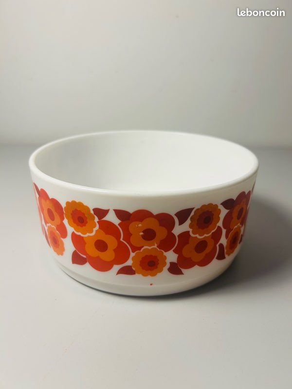 Saladier Arcopal Lotus Années 70 - Vintage - Vintage Family