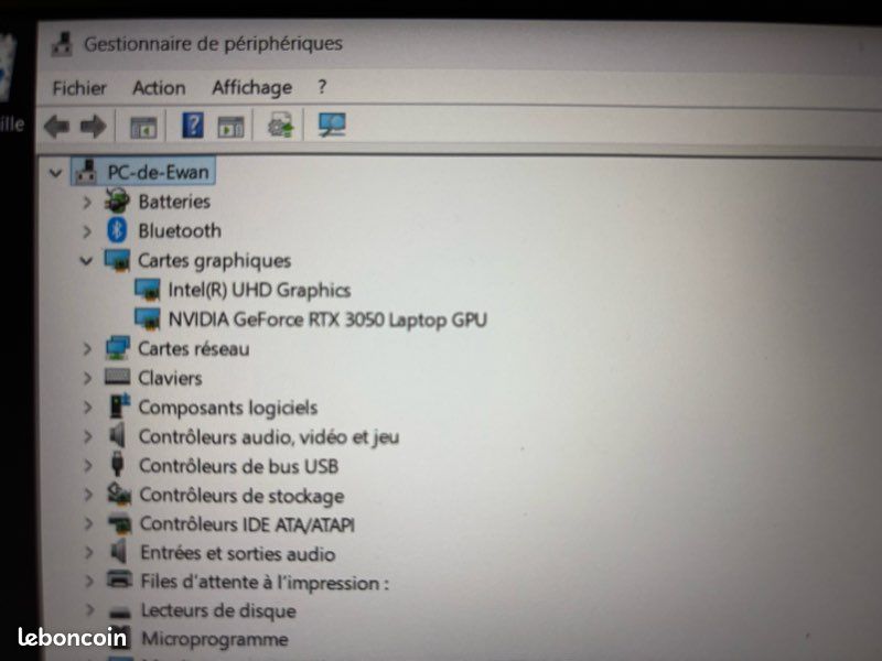 PC Portable MSI GF63 (image 4)