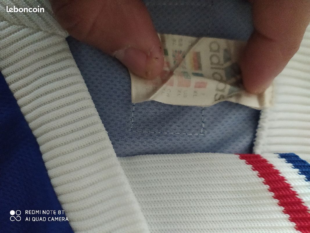 Maillot bleu équipe de France 98 avec étoile (image 3)