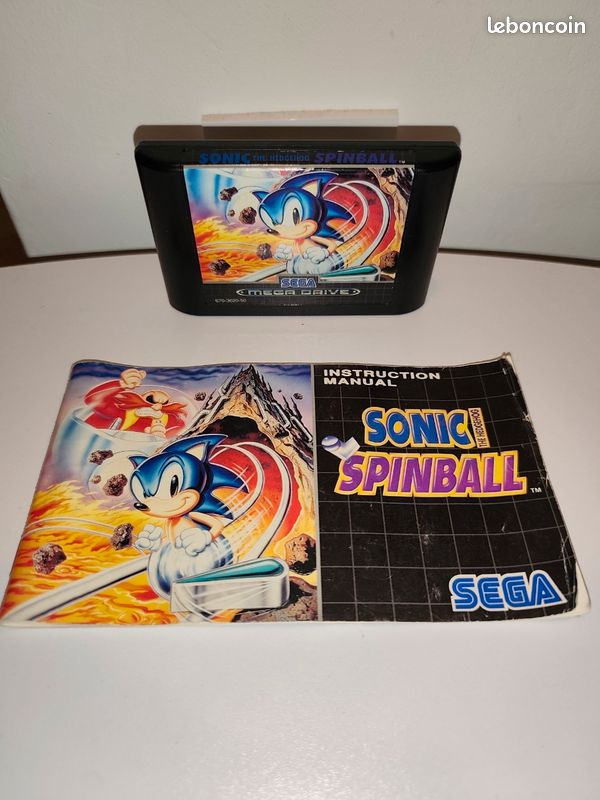 Jeu MEGADRIVE Sonic Spinball – PAL – Bon état – SEGA