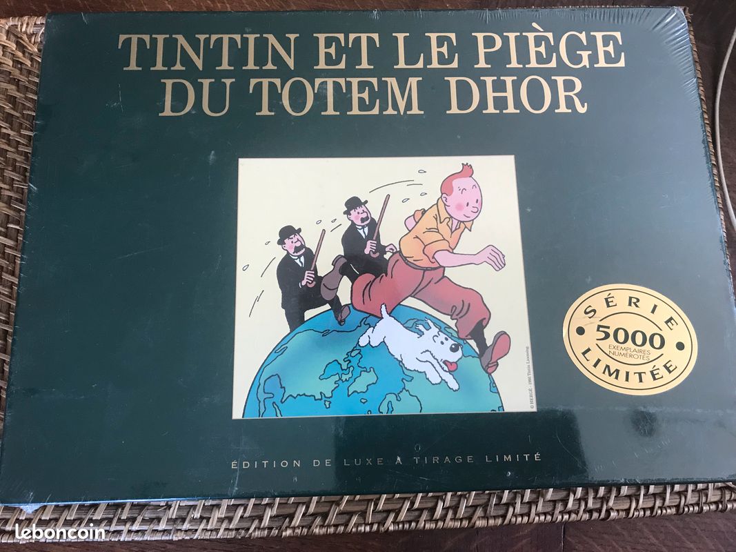 JEU TINTIN ET LE PIEGE DU TOTEM DHOR Nathan 1992 Complet EUR 12,50