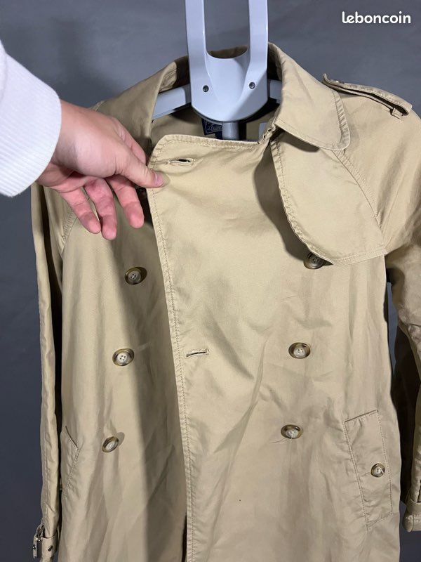 🧥 Trench coat vintage Ralph Lauren – Beige – Taille S (image 9)