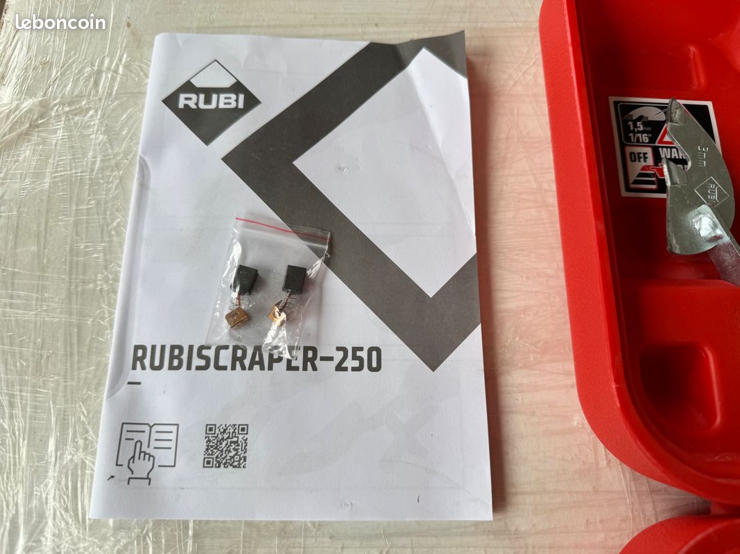 Grattoir électrique RUBI RUBISCRAPER-250 - 250W - Coffret avec accessoires - Quasi neuf (image 3)