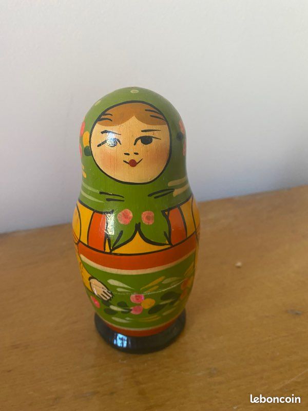 Poupée russe ancienne vintage (image 9)