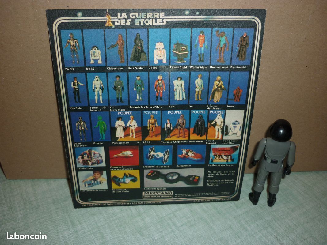 1984 Kenner Star Wars POTF 92 Back-A Barada with Collector Coin CAS 80