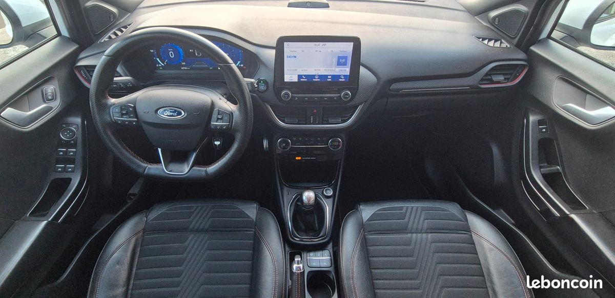 Ford puma 1.0l ecoboost 125 ch hybrid mhev st-line + camera de recul + garantie constructeur jusqu'au 01/2028 (image 9)