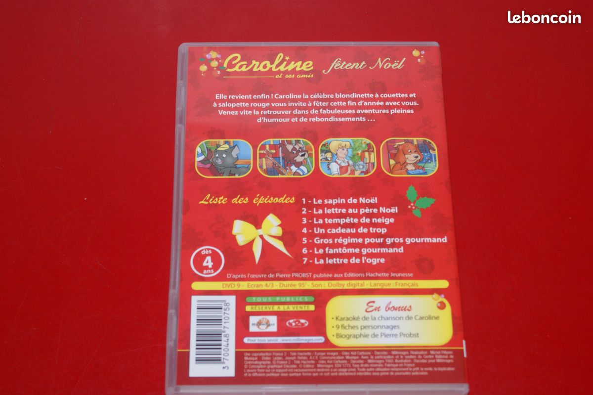 Dvd enfant caroline et ses amis (image 3)