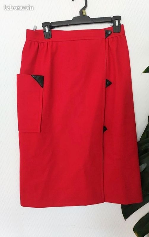 Jupe Courrèges laine et cachemire 36 vintage 90s (image 18)