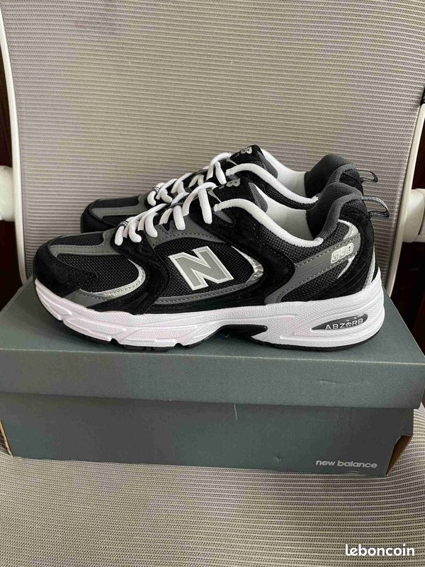 Baskets New Balance noir blanc (image 4)