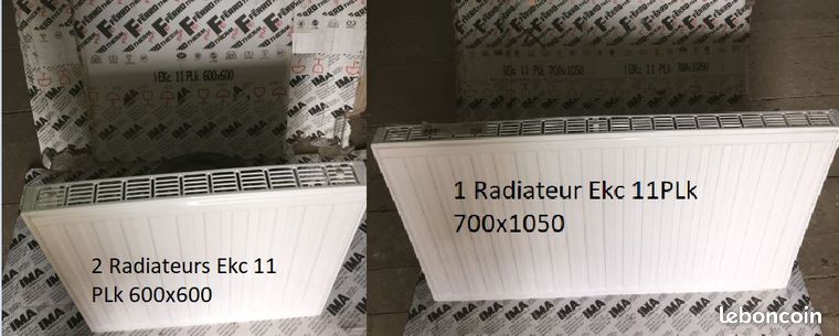 Lot de 3 radiateurs acier FERROTHERM