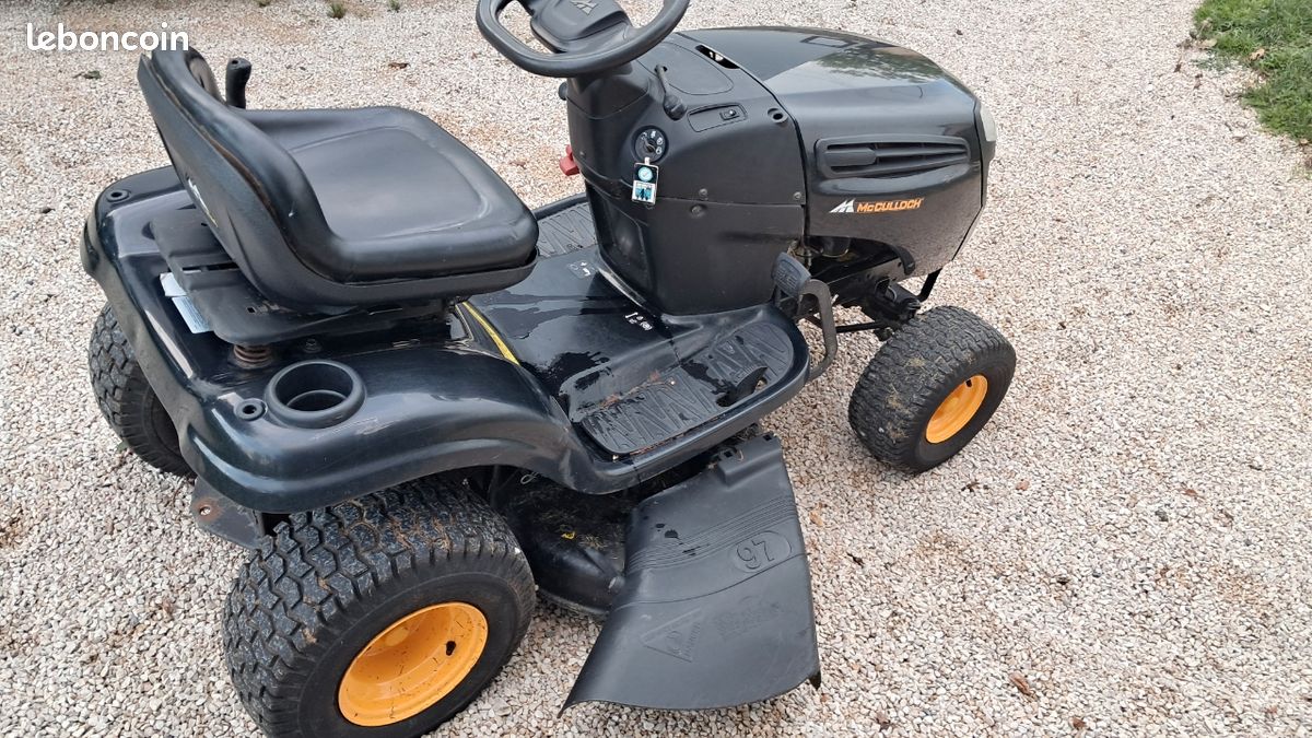 Tracteur tondeuse mc culloch (image 2)
