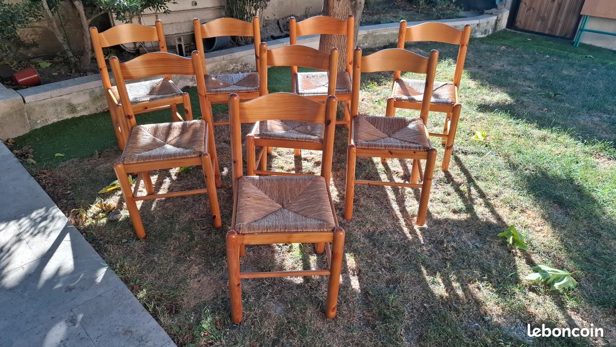 Dernieres jolies chaises en pin a vendre (image 1)