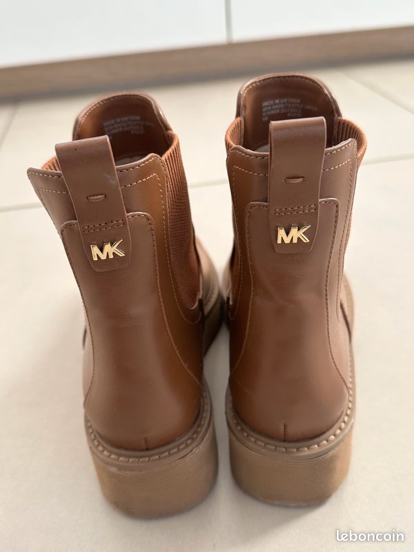 Bottines femme camel T37 TEX : la paire de botillons à Prix