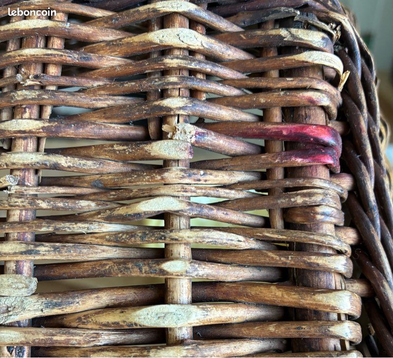 Panier Zuni Amérindien Ancien - Acheté Au Nouveau-Mexique, Fait Main, Collection