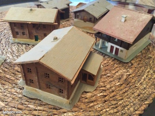 Décor De Maquette Faller Kibri - Grange De Montagne Pour Rangement Du Foin