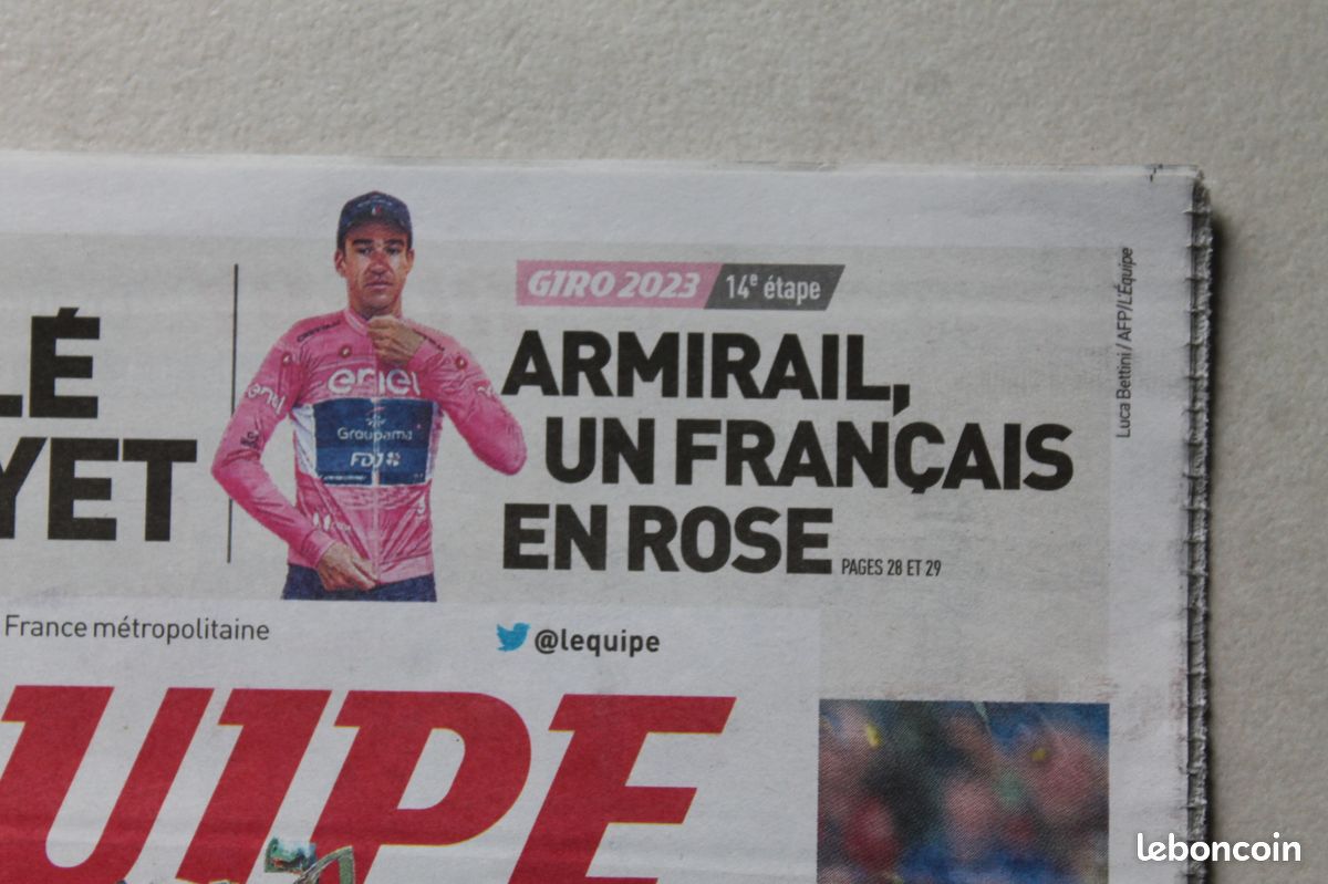 L'Equipe du 21/05/2023 - Fabuleux La Rochelle renverse Leinster 27-26 - Armirail (image 9)
