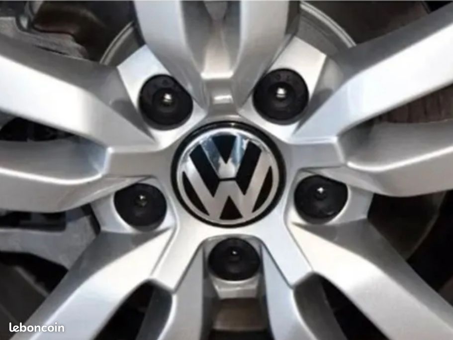 4 x centre de roue cache moyeu VW 65mm logo volkswagen emblème