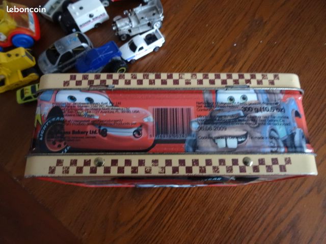 Boite mallette valisette métal Cars + voitures (image 6)