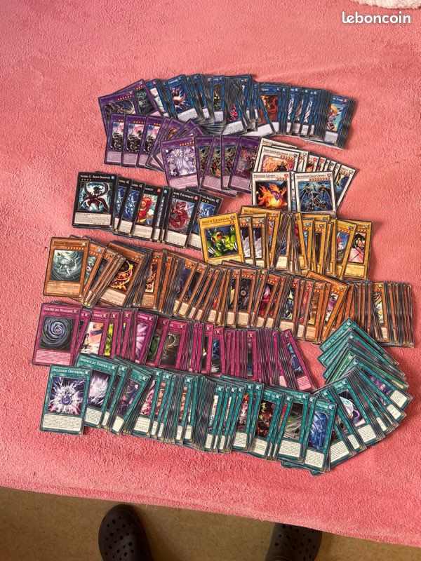 Lot 500 cartes Yugioh - Collection Lot 500 cartes Yugioh - Collection