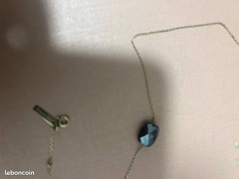 Collier Morgane bello coussin onyx noir (image 3)