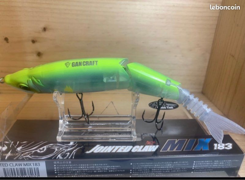 Leurre Gan Craft Jointed Claw Shift 183 F 31 - Flottant Articulé - Crankbait