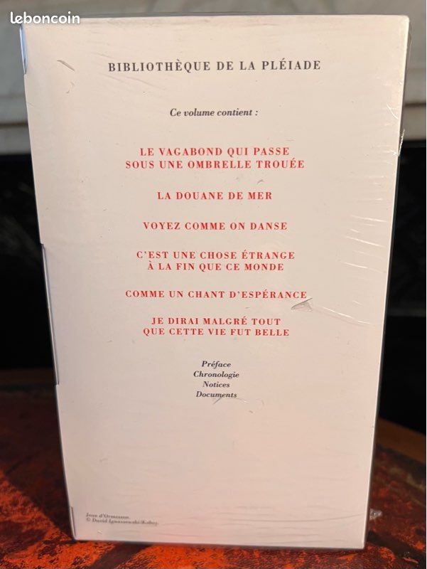 Jean d'Ormesson - Œuvres - Tome II - Pléiade (image 3)