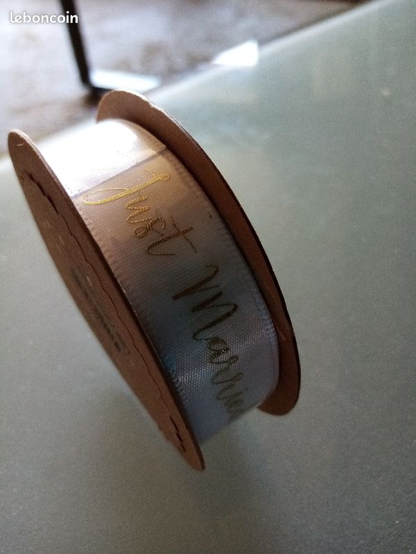Ruban satin just married (image 2)