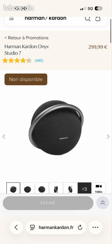 Enceinte harman kardon studio 7 (image 3)