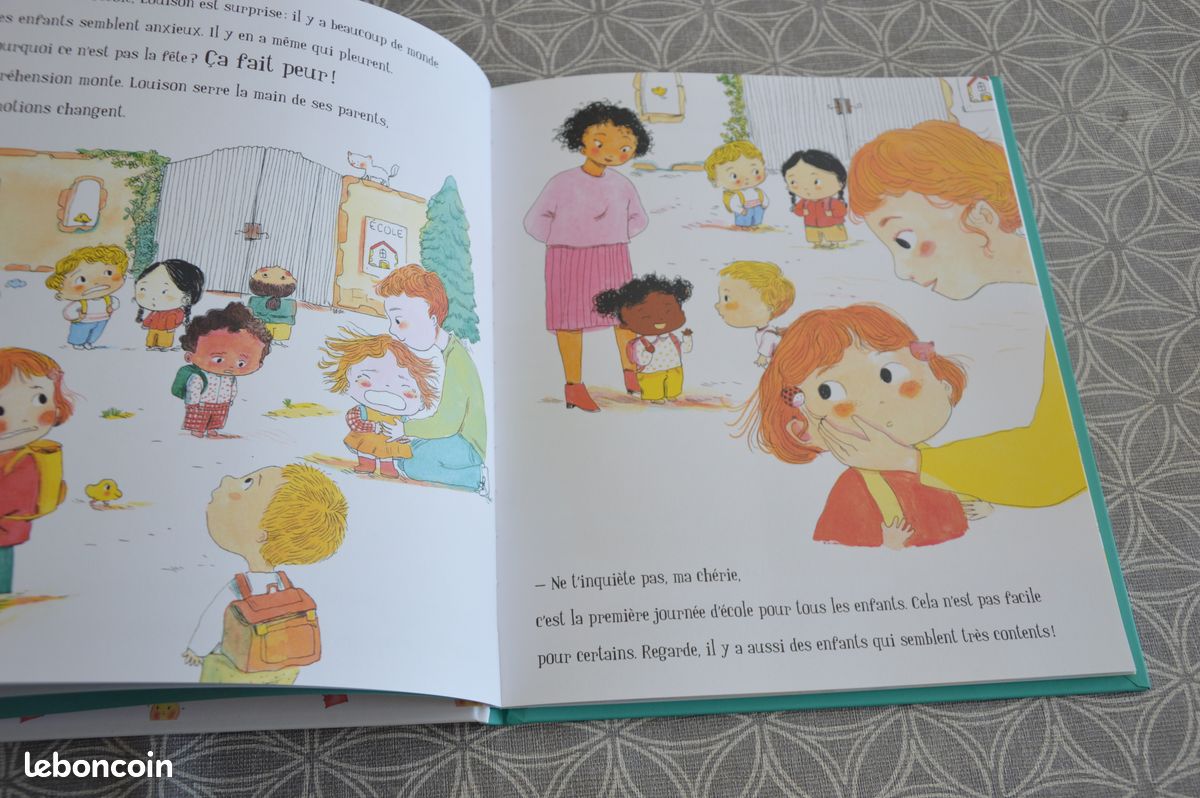 Livre Grund LE LIVRE DE MES EMOTIONS A l'école album rigide (vero68) (image 3)