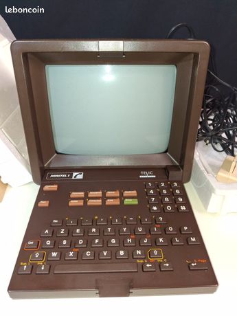 POUR PIECES DECORATION vintage ancien CLAVIER MINITEL telic ALCATEL ptt TELECOM EUR 24,99 - FR