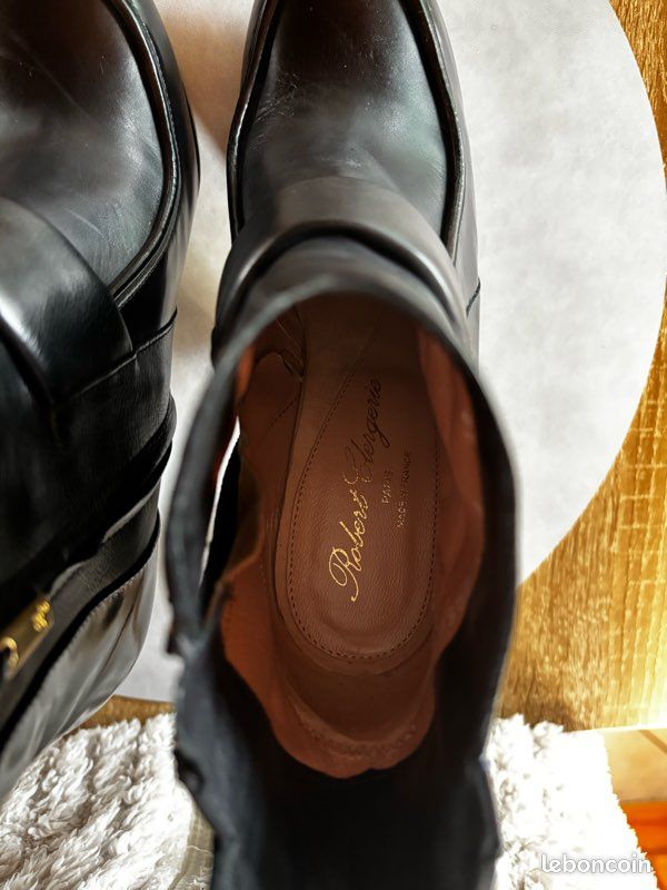 Bottines noires Robert Clergerie (image 4)