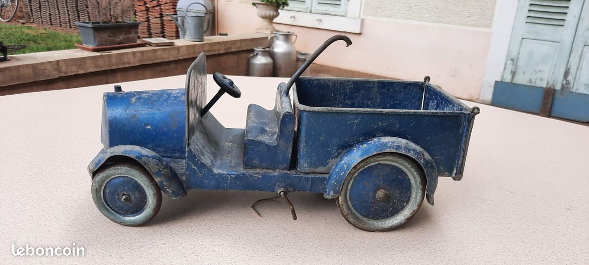 Ancien camion pick-up en tôle jouet circa 1920 camion automobile (image 1)