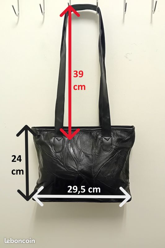 SAC DE VOYAGE WEEK-END CUIR LISSE BLEU NUIT