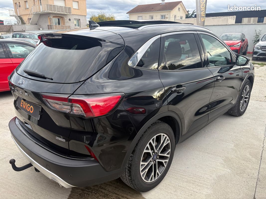 Ford kuga 2.5 duratec 225 ch hybrid fhev titanium toit ouvrant / pack hiver / entretien ford / attelage (image 4)