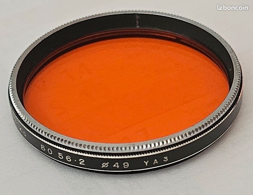 Filtre photo orange Kenko SO 56.2 Ø49 mm YA3 (image 2)