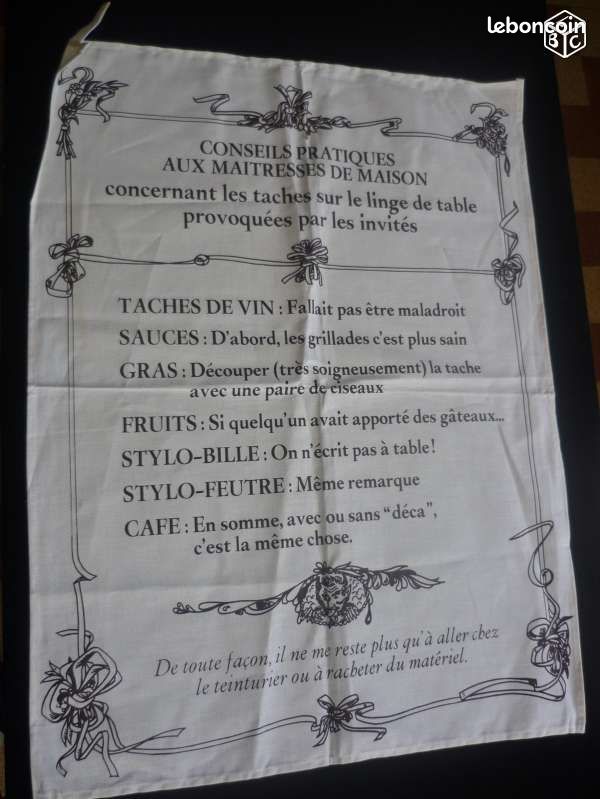 Tabliers, torchons humoristiques par créateur (image 3)