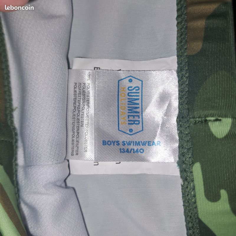 Short de bain garçon camouflage taille 134/140 (image 3)