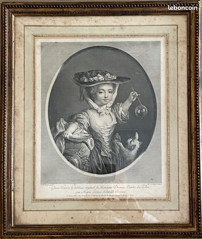 2 Gravures de Marie-Louise-Adélaïde Boizot (image 2)