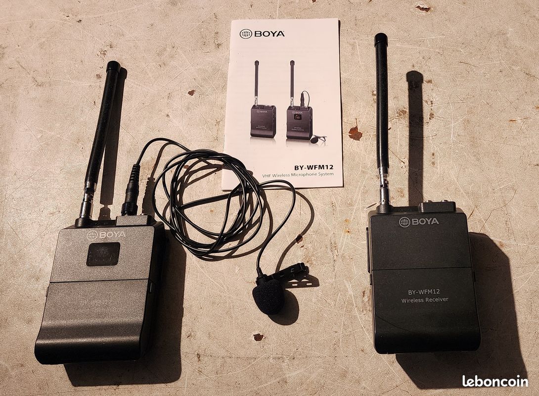 Émetteur & Récepteur XLR Sans Fil - Pour Micro Dynamique - Portée 80m, Latence Basse, Batterie Intégrée