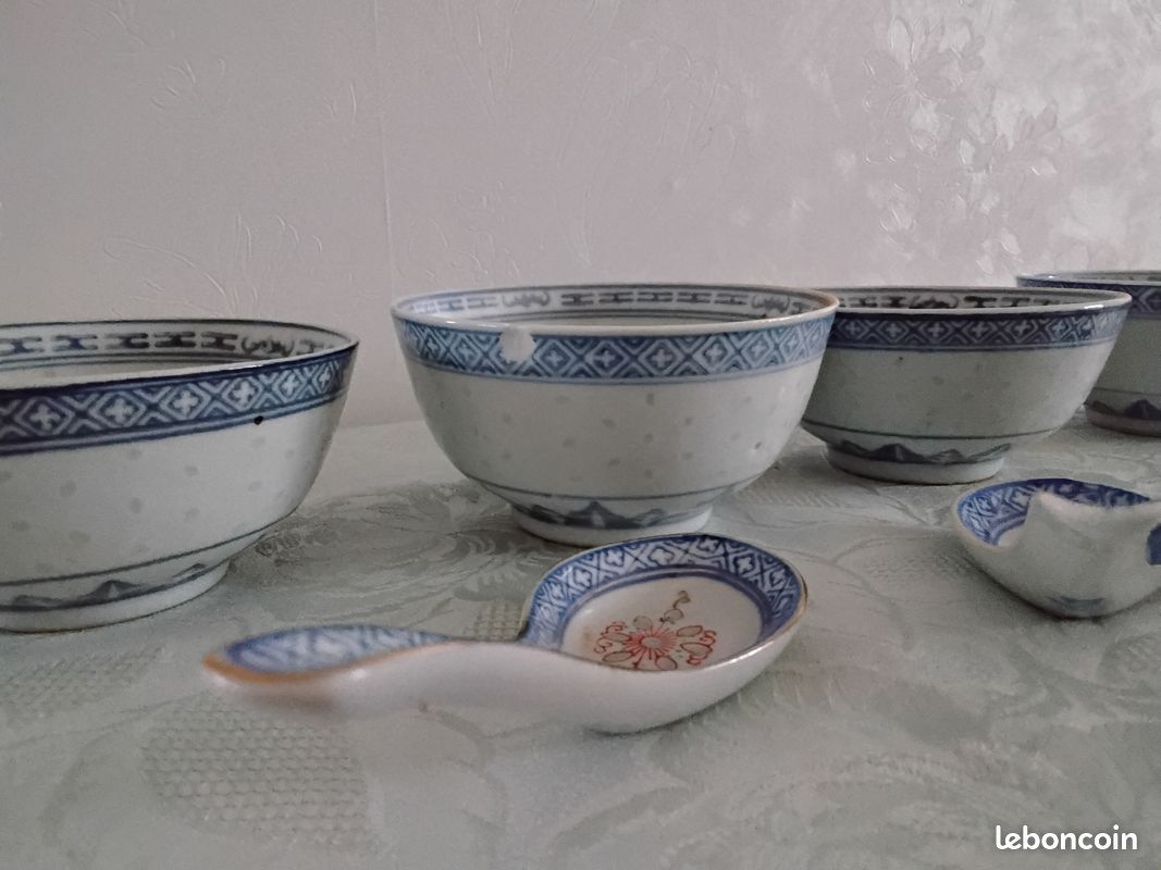 Bols chinois avec cuillères (image 4)