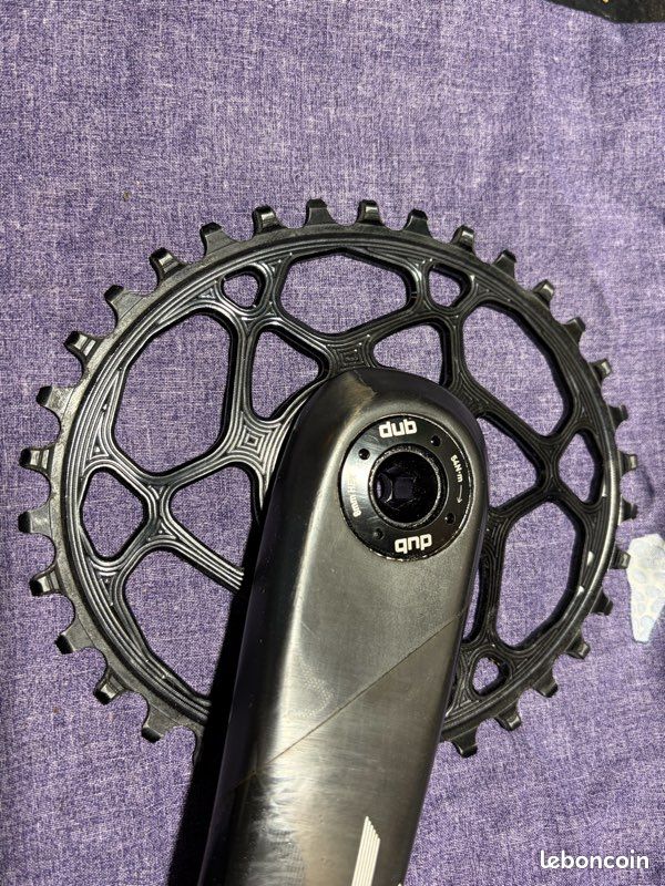 Pédalier VTT EXPROTAS – 104 BCD, Manivelles 170/175mm, Plateau Ovale/rond (32-38T)