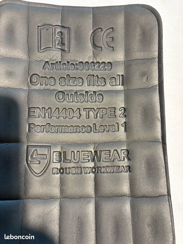 1 paire protection de genouillères bleuewear flexibles en mousse Pour pantalons de travail (image 4)